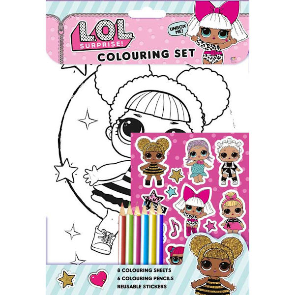 LOL SURPRISE COLOURING SET