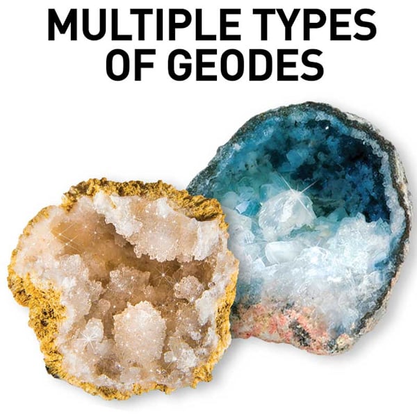 NATIONAL GEOGRAFISK BREAK OPEN 2 RIGTIGE GEODES