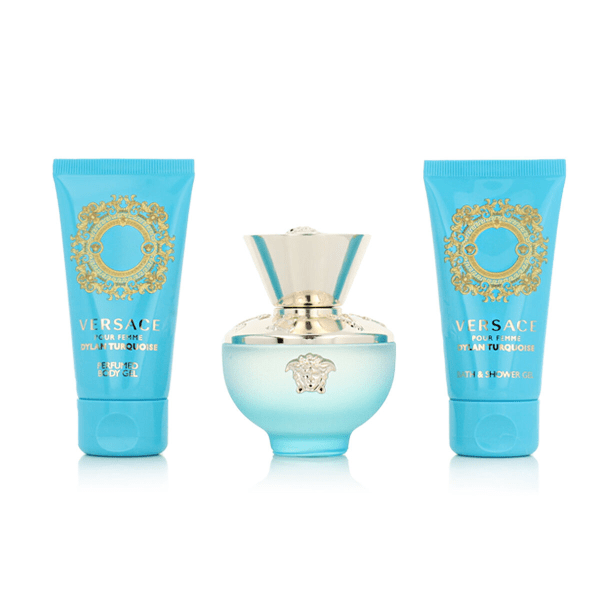 Parfymset Damer Versace EDT Dylan Turquoise 3 Delar