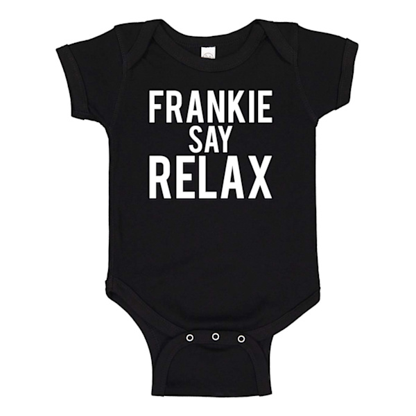 Frankie Say Relax - Baby Body sort Svart - 12 månader