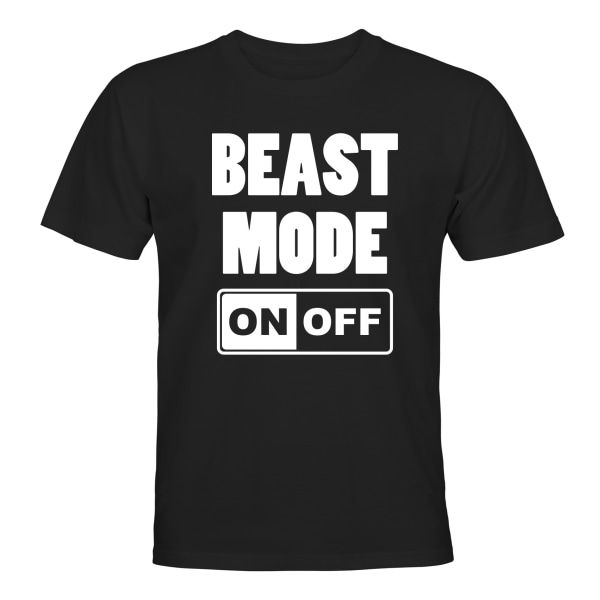 Beast Mode - T-SHIRT - HERR Svart - L