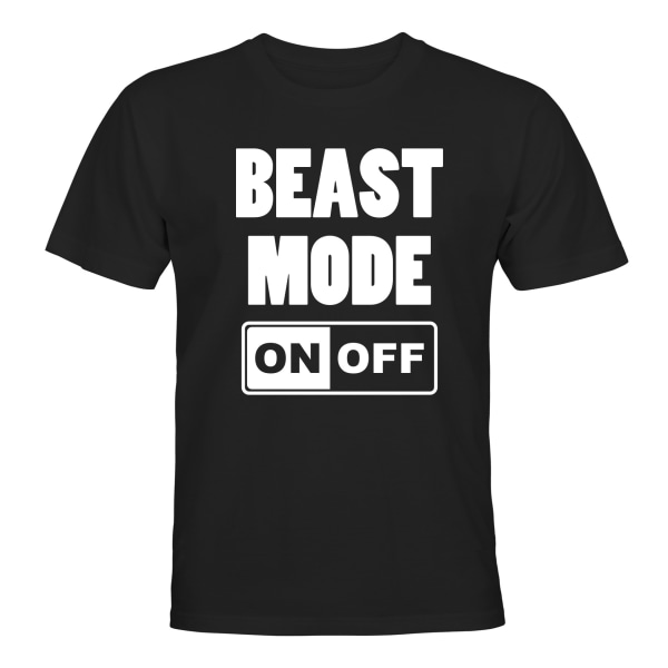 Beast Mode - T-SHIRT - MÆND Svart - XL