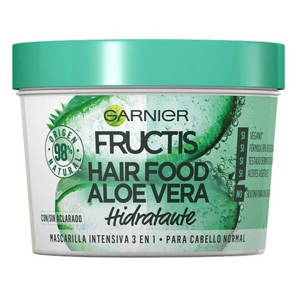 Hårinpackning Fructis Hair Food Garnier (390 ml) Aloe Vera (390 ml)