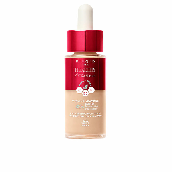 Flytande makeupbas Bourjois Healthy Mix Serum Nº 52W Vanilla 30 ml