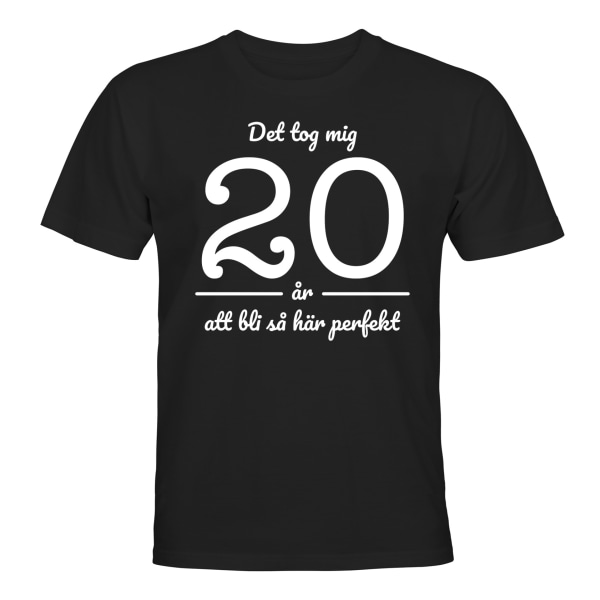 Det tok meg 20 år - T-SHIRT - HERRE Svart - 3XL