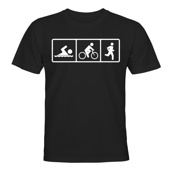 Triathlon - T-PAITA - UNISEX Svart - M