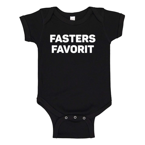 Fasters Favorit - Baby Body svart Svart - 12 månader