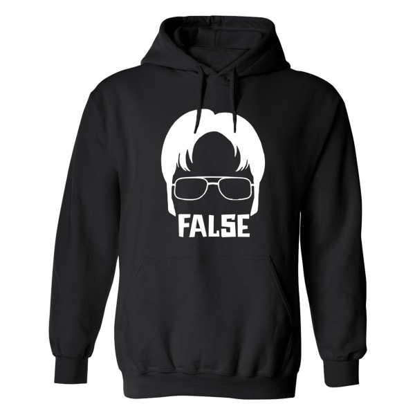 Dwight False - Hættetrøje / Sweater - UNISEX Svart - XL