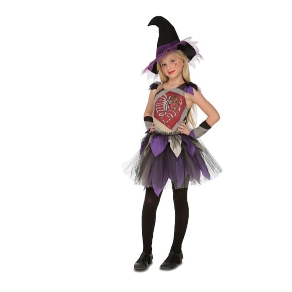 Maskerade kostume til børn My Other Me Witch 10-12 år (3 Dele) 10-12 år