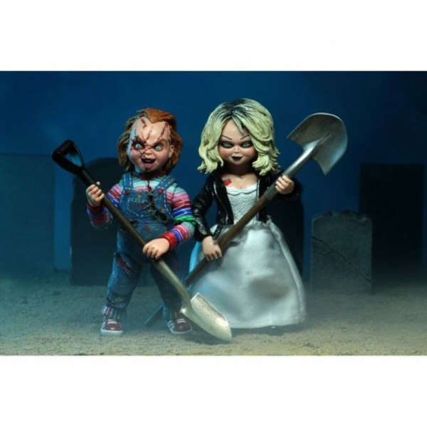 Actionfigurer Neca Chucky og Tiffany
