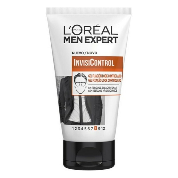 Stærk hårfikseringsgel MÆNDEKSPERT L'Oreal Make Up Men Expert Invisicontrol (150 ml) 150 ml
