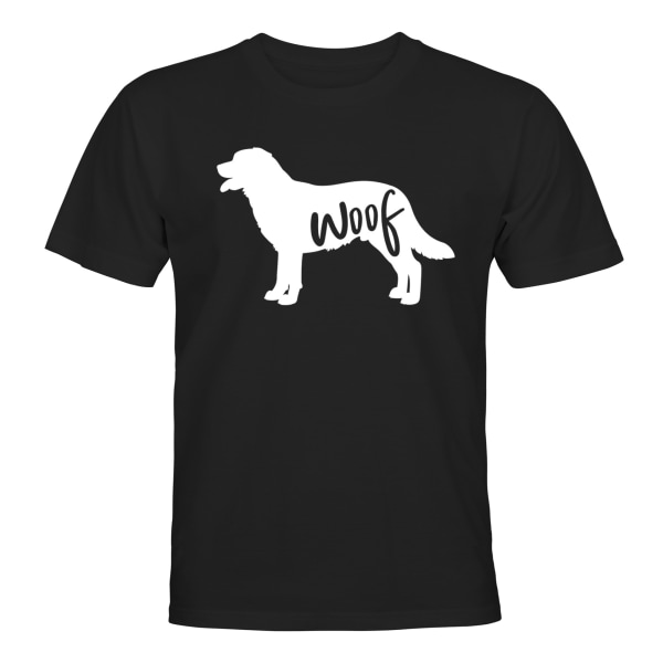 Dog Woof - T-SHIRT - UNISEX Svart - 3XL