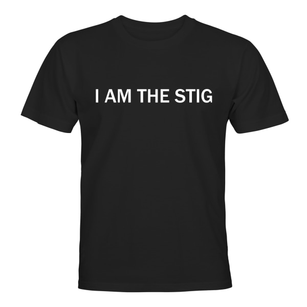 I Am The Stig - T-PAITA - UNISEX Svart - 4XL