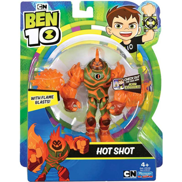 BEN 10 ACTION FIGURE - HOT SHOT