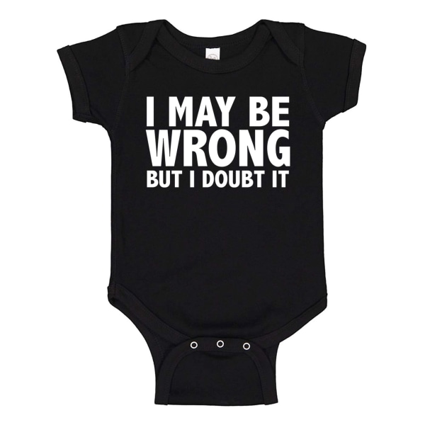 I May Be Wrong - Baby Body svart Svart - Nyfödd