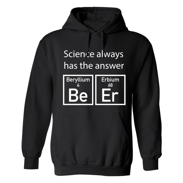 Science Has The Answer ØL - Hættetrøje / Sweater - KVINDER Svart - M