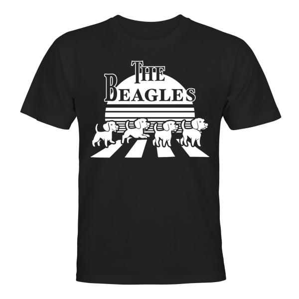 The Beagles Beagle Hund - T-SHIRT - HERR Svart - 2XL