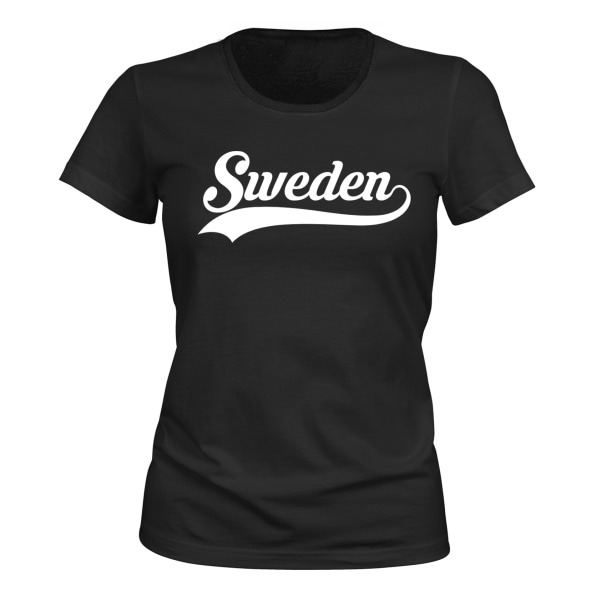 Sweden - T-SHIRT - DAM svart XL