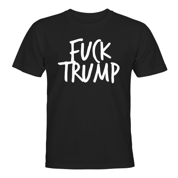 F-ck Trump - T-SHIRT - UNISEX Svart - 3XL