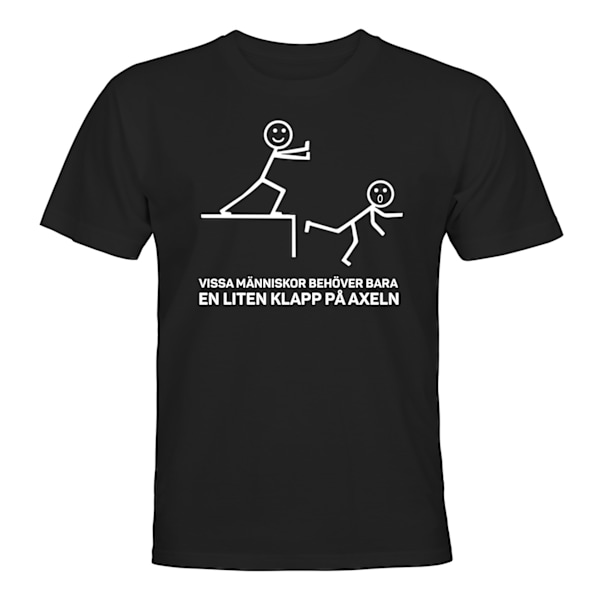 Pat On The Shoulder - T-SHIRT - MÆND Svart - M