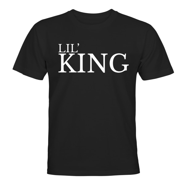 Lil King - T-SHIRT - HERRE Svart - 4XL