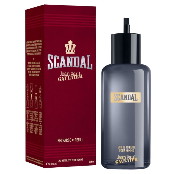 Parfym Herrar Jean Paul Gaultier Scandal pour Homme EDT Påfyllning (200 ml)