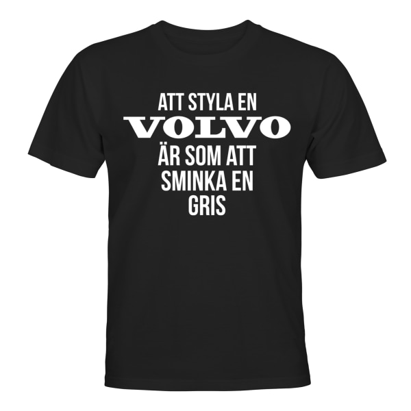 At Style A Volvo - T-SHIRT - MÆND Svart - 4XL