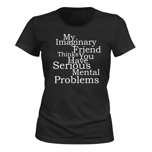 My Imaginary Friend - T-SHIRT - DAM svart XXL