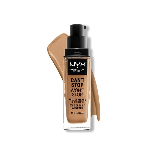 Foundation cream NYX Can't Stop Won't Stop Camel 30 ml
