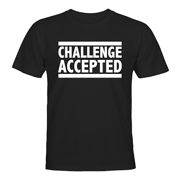 Challenge Accepted - T-SHIRT - UNISEX Svart - 2XL