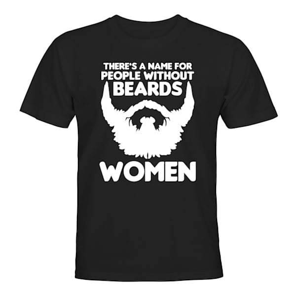 People Without Beards - T-SHIRT - HERR Svart - 2XL