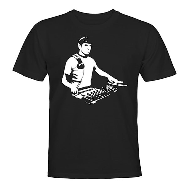 Dj Spock - T-SHIRT - UNISEX Svart - L