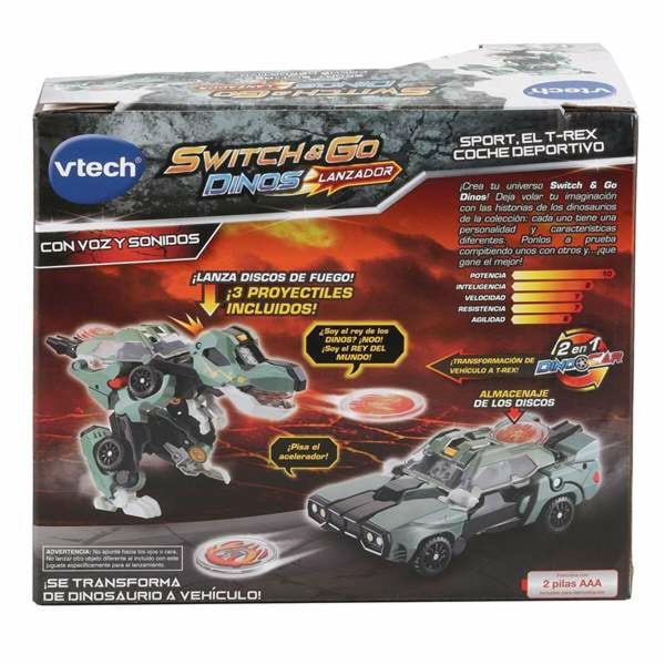 Transformerbar Super Robot Switch & Go Dinos Sport T-Rex Dino