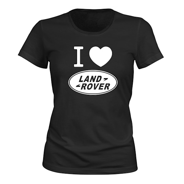 Landrover - T-SHIRT - DAME sort XS