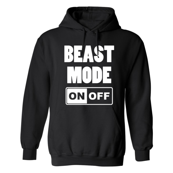 Beast Mode - Hoodie / Tröja - UNISEX Svart - 3XL