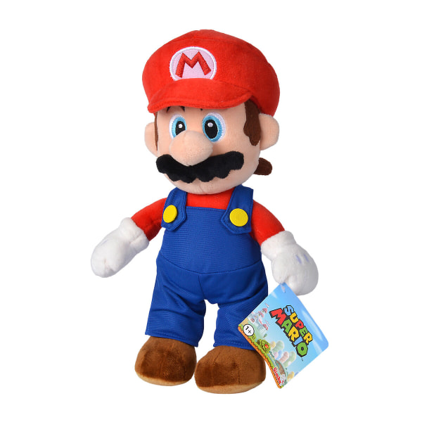 Super Mario Bros. Mario plysj leketøy 30cm