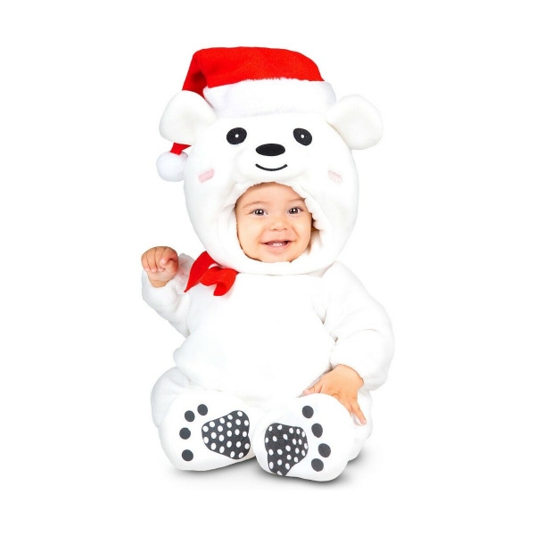 Baby kostume My Other Me White Bear (3 stykker) 12-24 månader