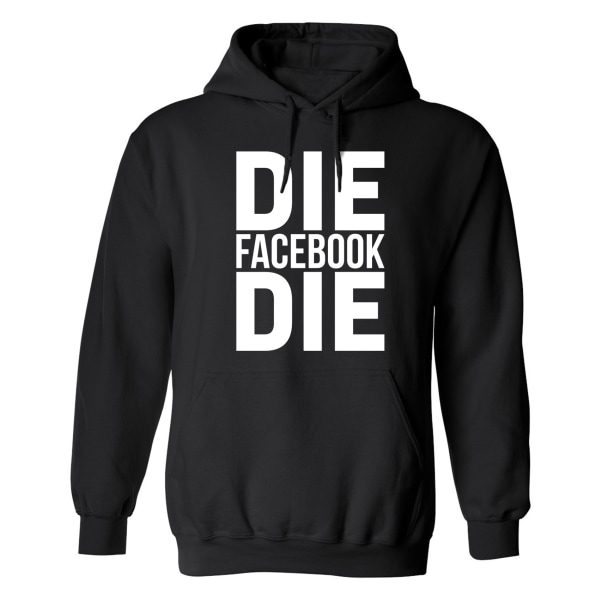 Die Facebook Die - Hættetrøje / Sweater - KVINDER Svart - XL