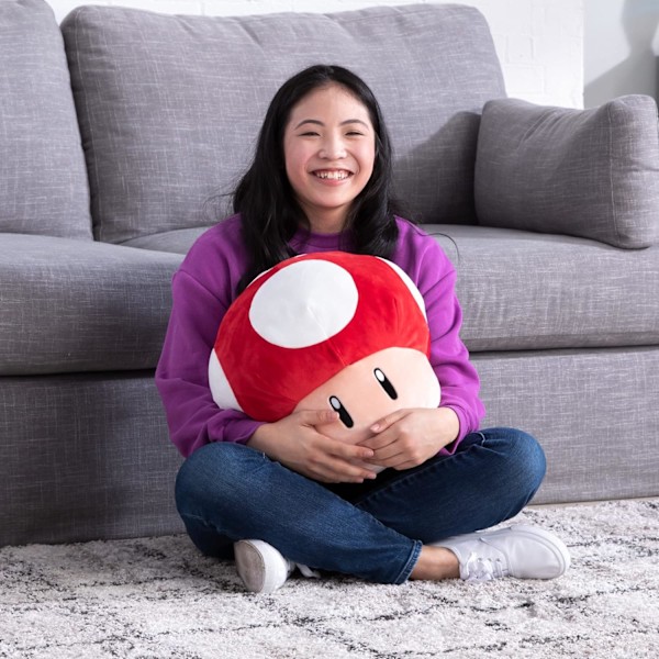 MARIO KART LARGE PLUSH SUPER MUSHROOM