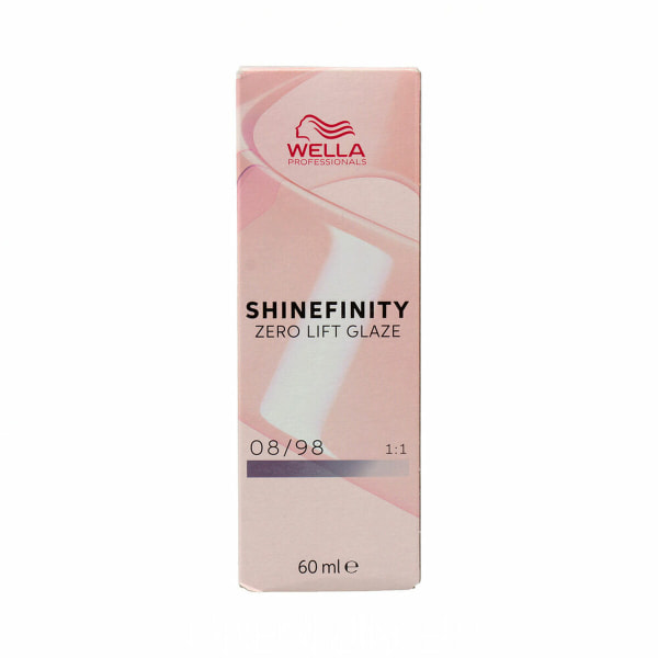 Permanent hårfäg Wella Shinefinity color Nº 08/98 (60 ml)