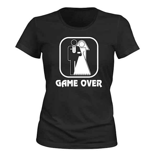 Groom Game Over - T-SHIRT - DAME sort XS
