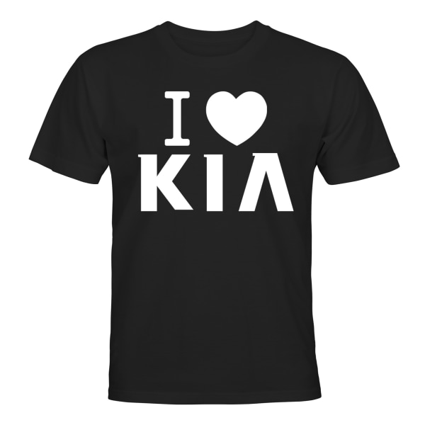 Kia - T-SKJORTE - UNISEX Svart - 2XL