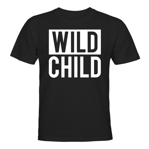 Wild Child - T-SHIRT - HERR Svart - 4XL