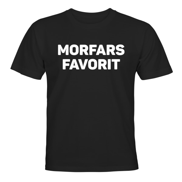 Morfars Favorit - T-SHIRT - BARN svart Svart - 106 / 116
