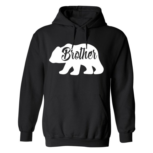 Brother Bear - Hættetrøje / Sweater - UNISEX Svart - 3XL