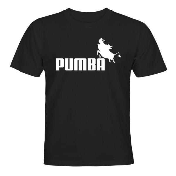 Pumbaa - T-SHIRT - BØRN sort Svart - 86 / 94