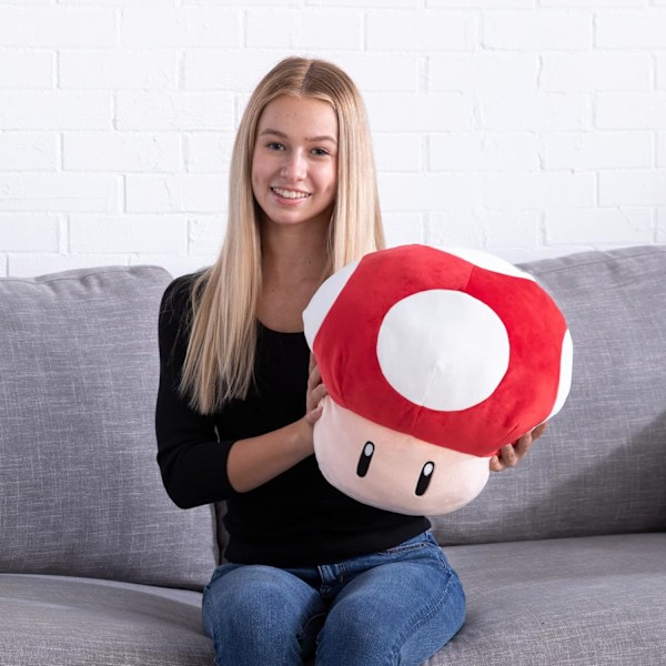 MARIO KART LARGE PLUSH SUPER MUSHROOM