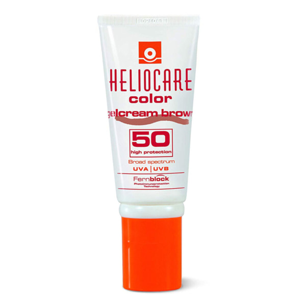 Hydrerande kräm med färg Color Gelcream Heliocare SPF50 Spf 011 - Brown