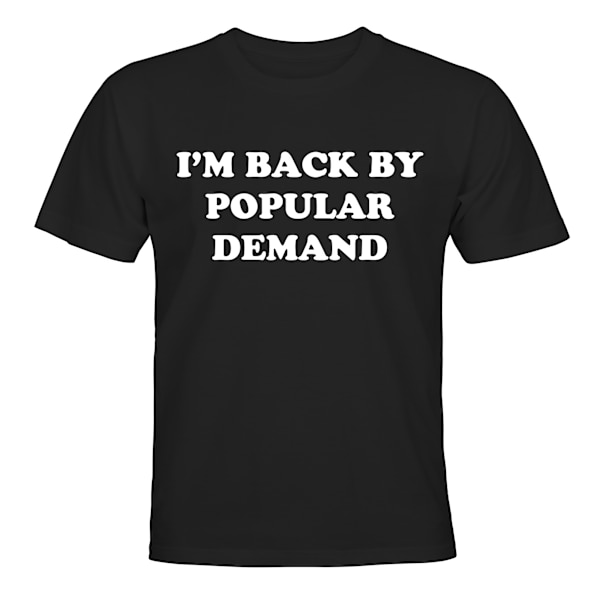 Tilbage efter populær efterspørgsel - T-SHIRT - BØRN sort Svart - 118 / 128