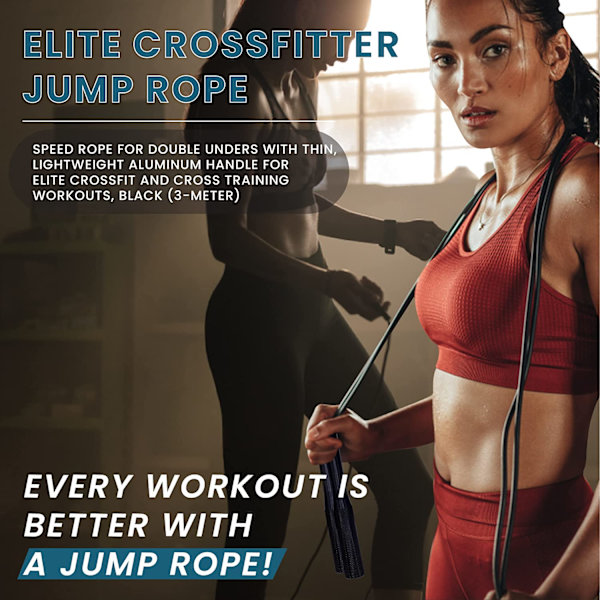 Hyppynaru crossfit- ja kardiotreeniin, musta 3m